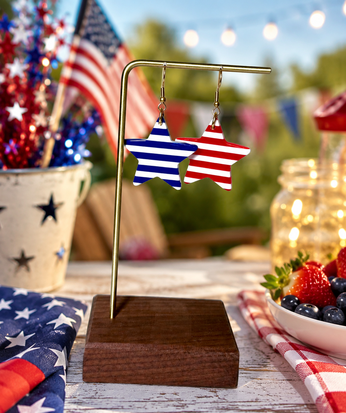 Liberty Star Earrings