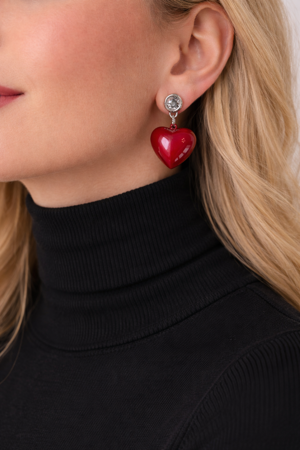 Love Letters Heart Drop Earrings