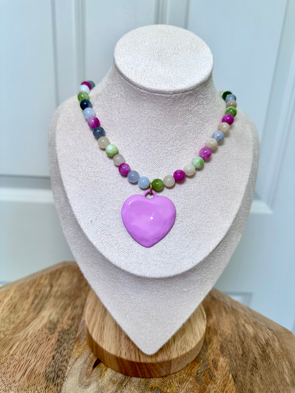 Wildflower Heart Necklace