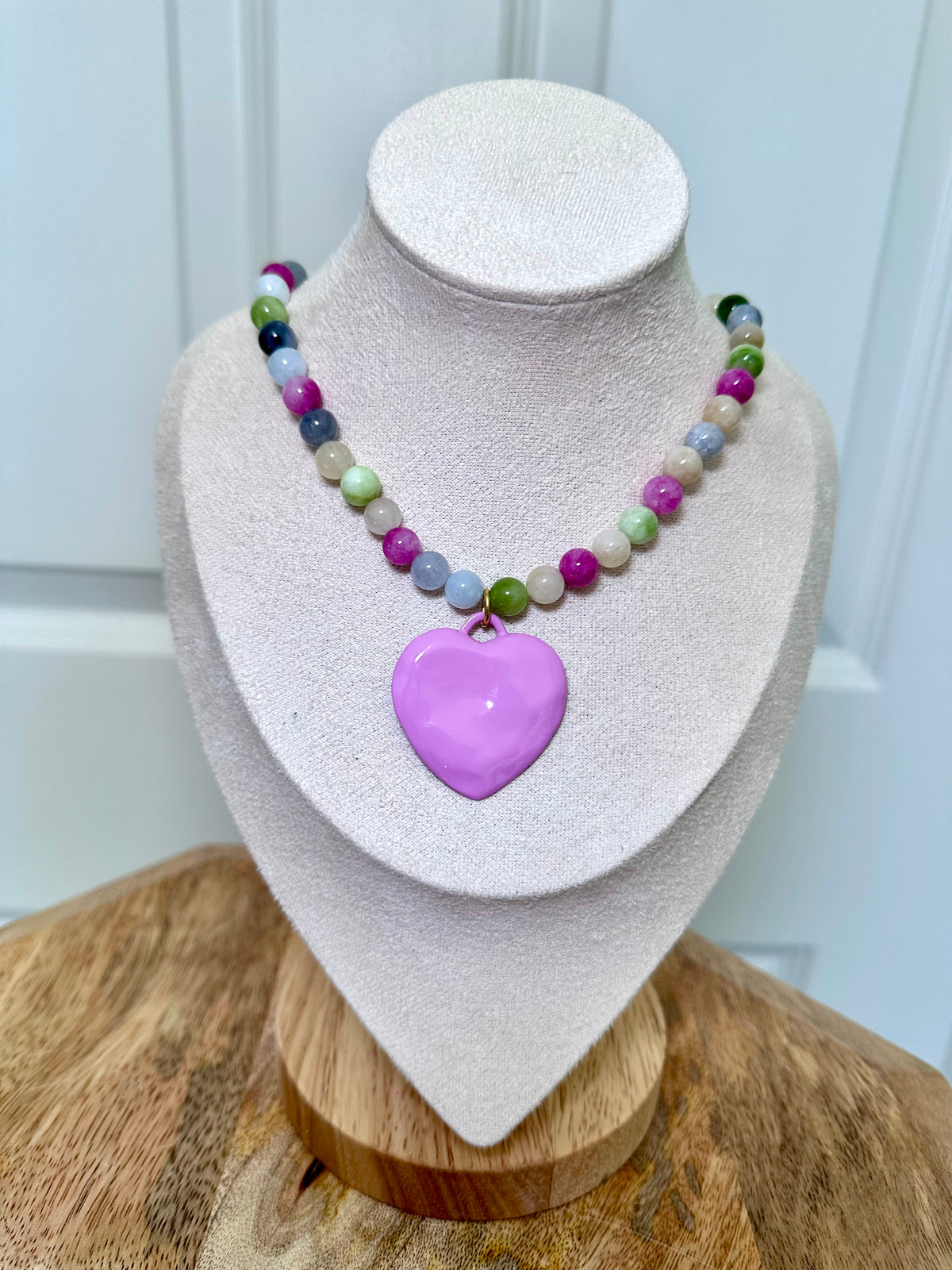 Wildflower Heart Necklace