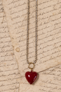 Scarlet Devotion Heart Necklace