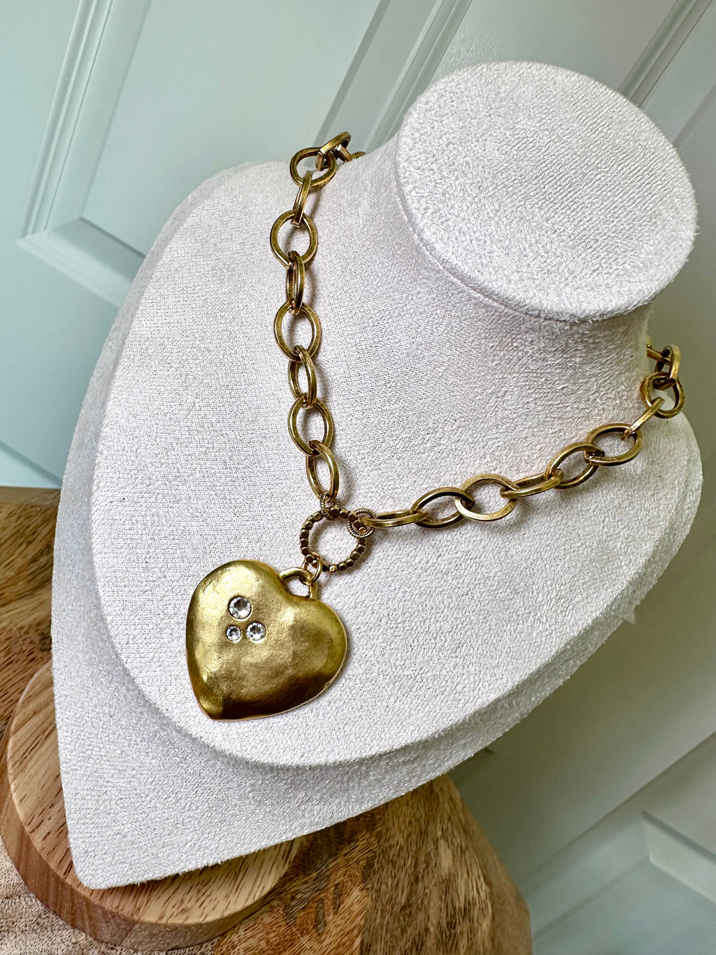 Vintage Heartbeat Necklace