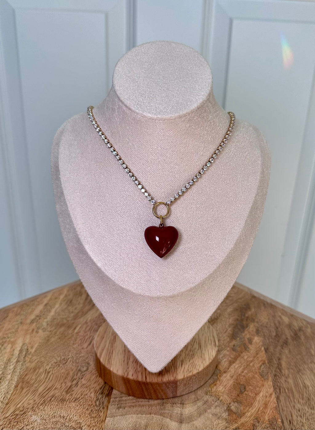 Scarlet Devotion Heart Necklace