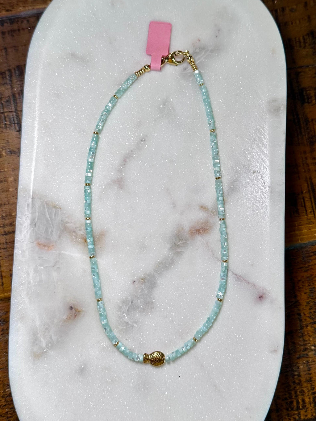 Whispering Tide Fish Necklace