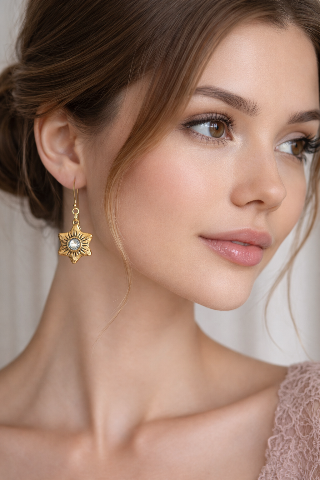 Sunburst Drop Earrings