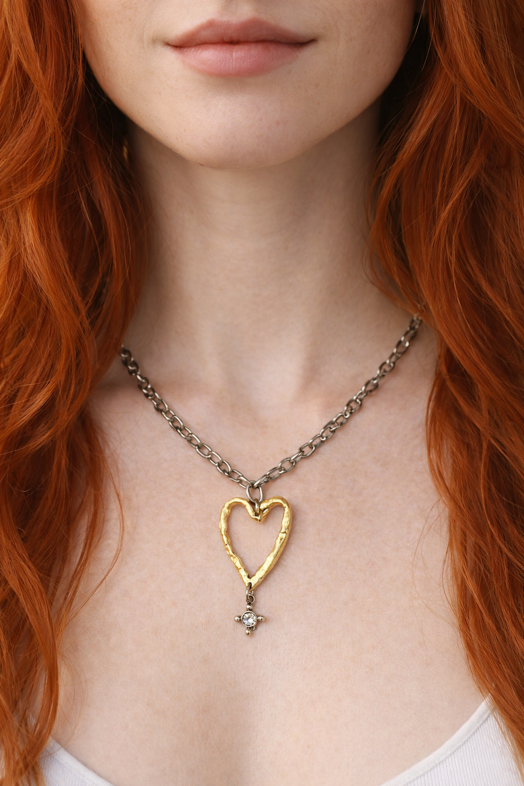 Open Heart Necklace