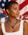 Americana Heartbeat Necklace