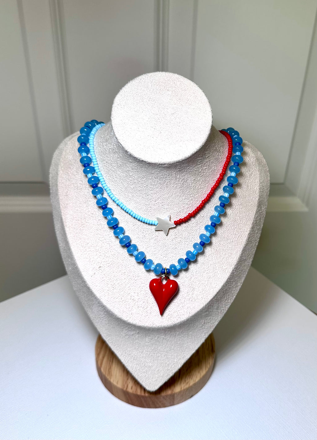 Americana Heartbeat Necklace