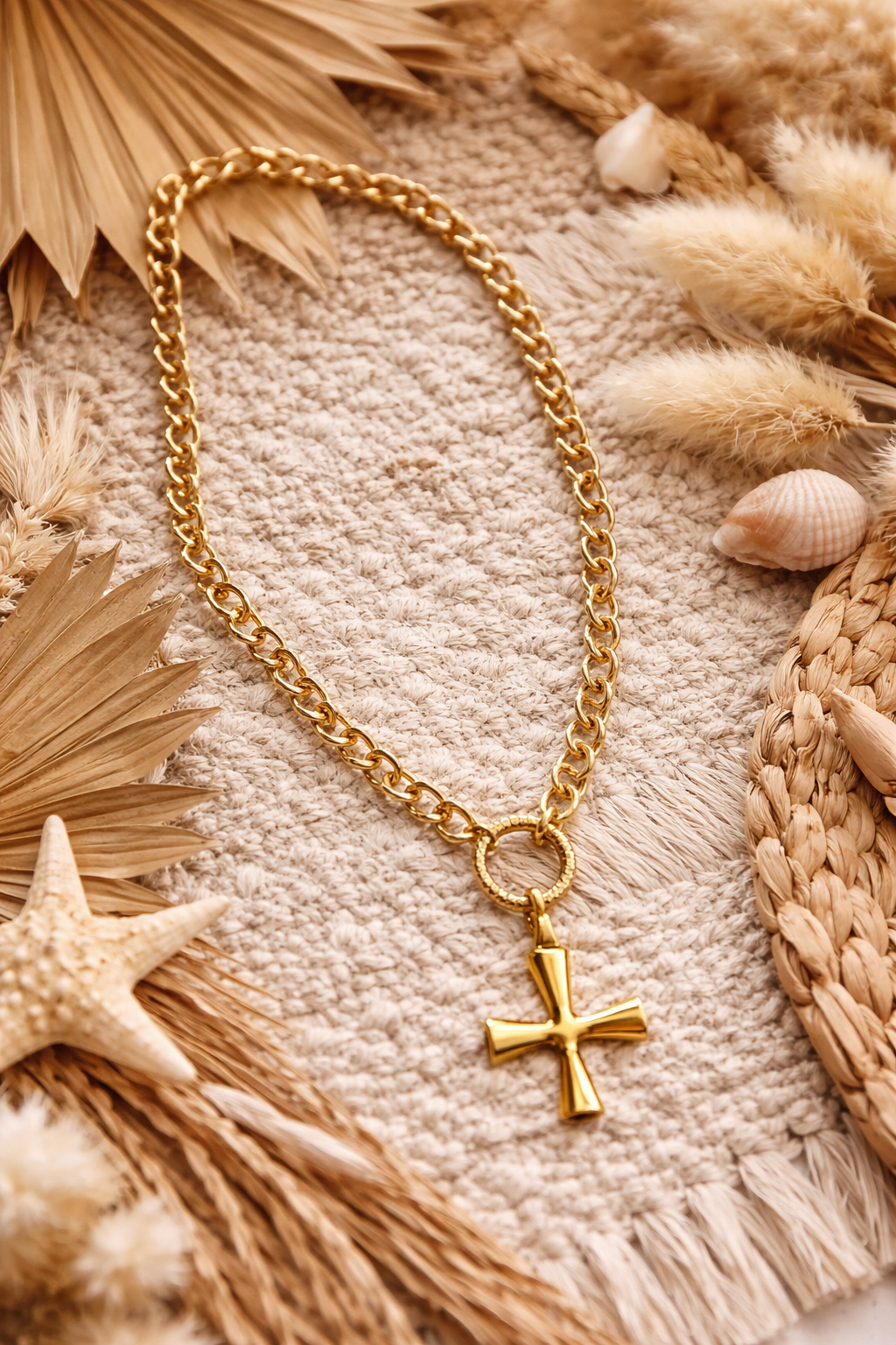 Coastal Faith Cross Necklace