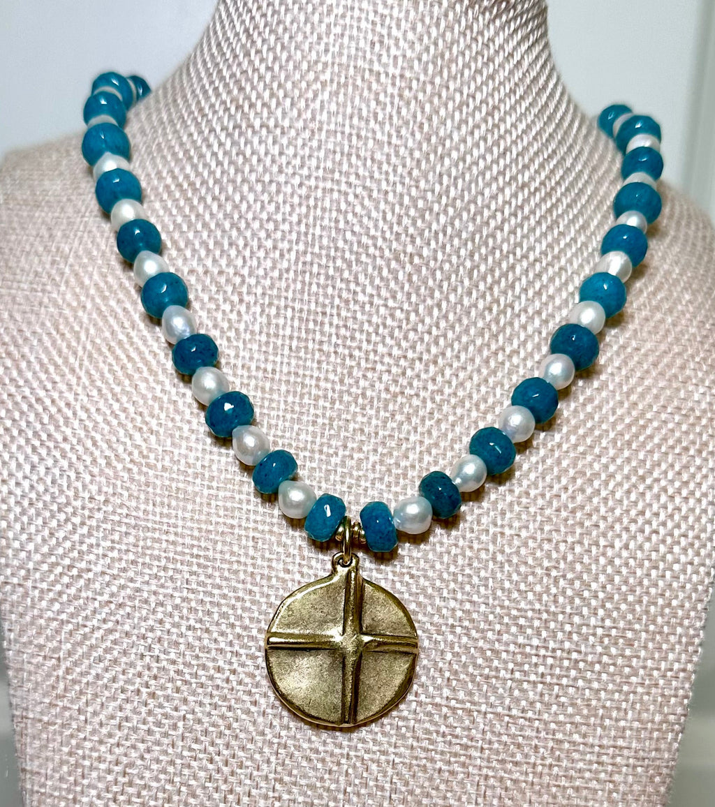 Cross my Heart Reversible Necklace