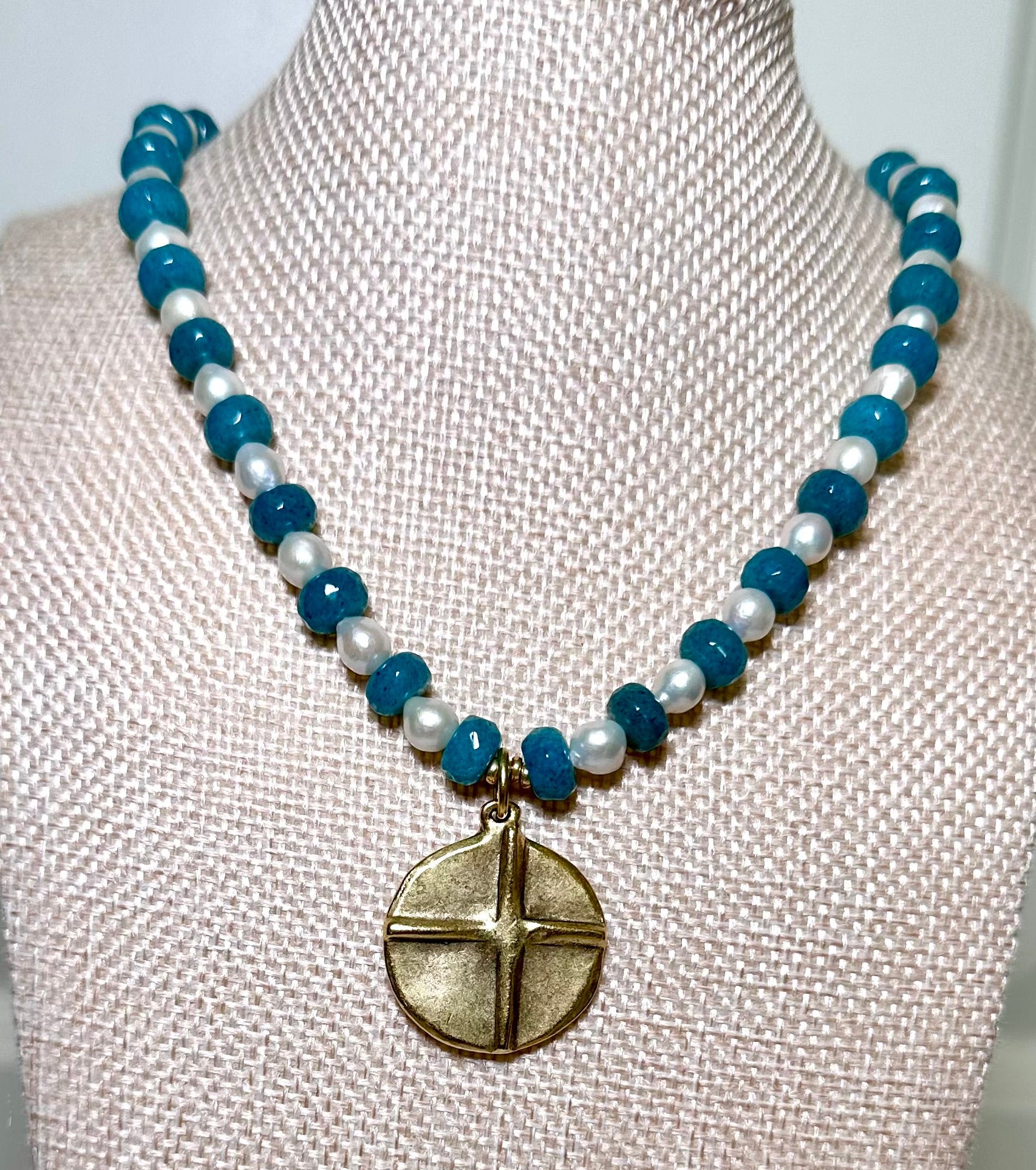 Cross my Heart Reversible Necklace