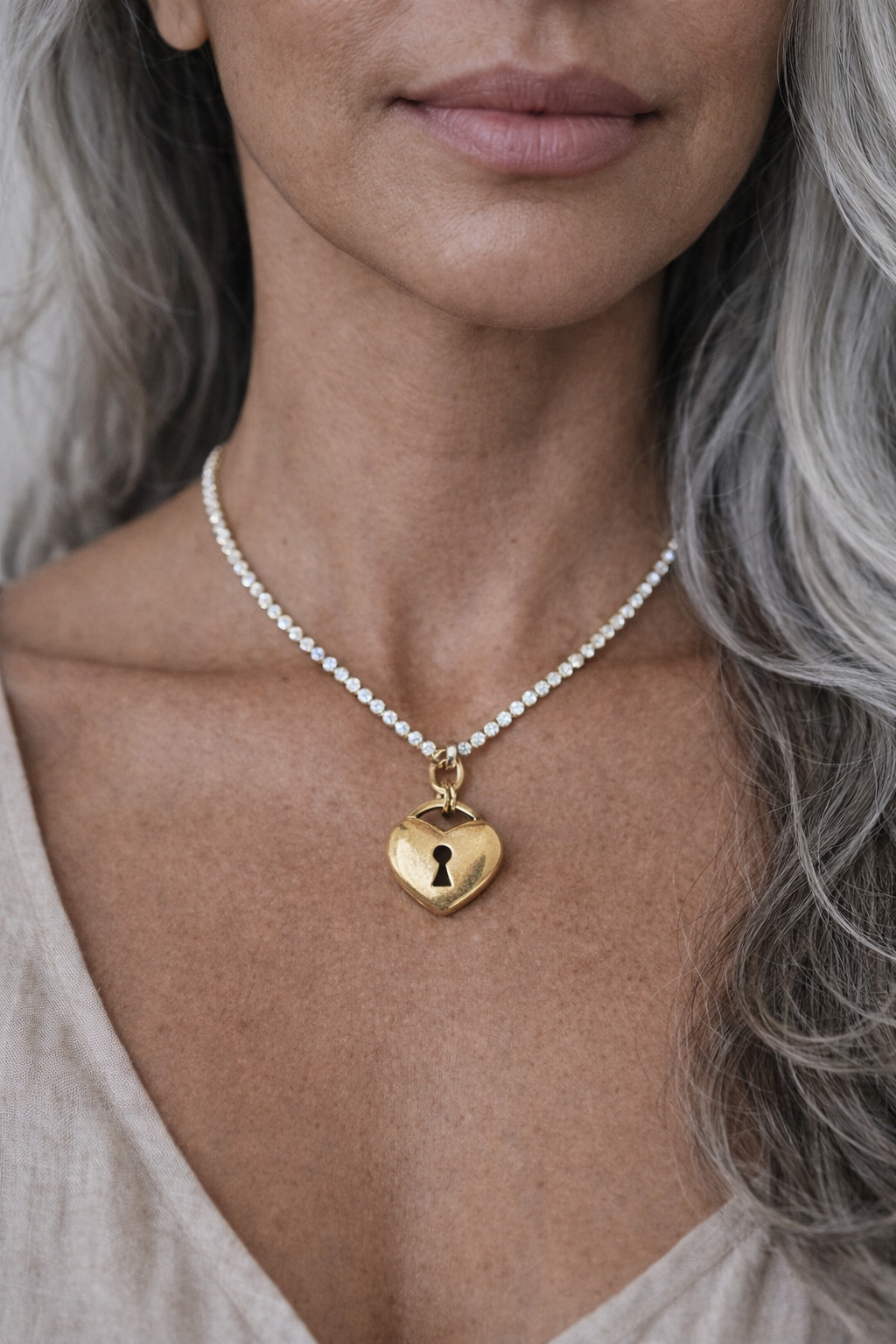 Lockstep Heart Necklace