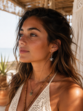 Moonlit Turtle Earrings