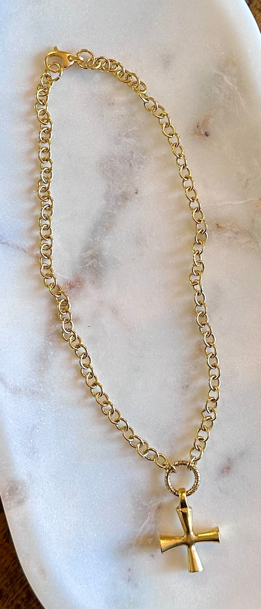 Coastal Faith Cross Necklace