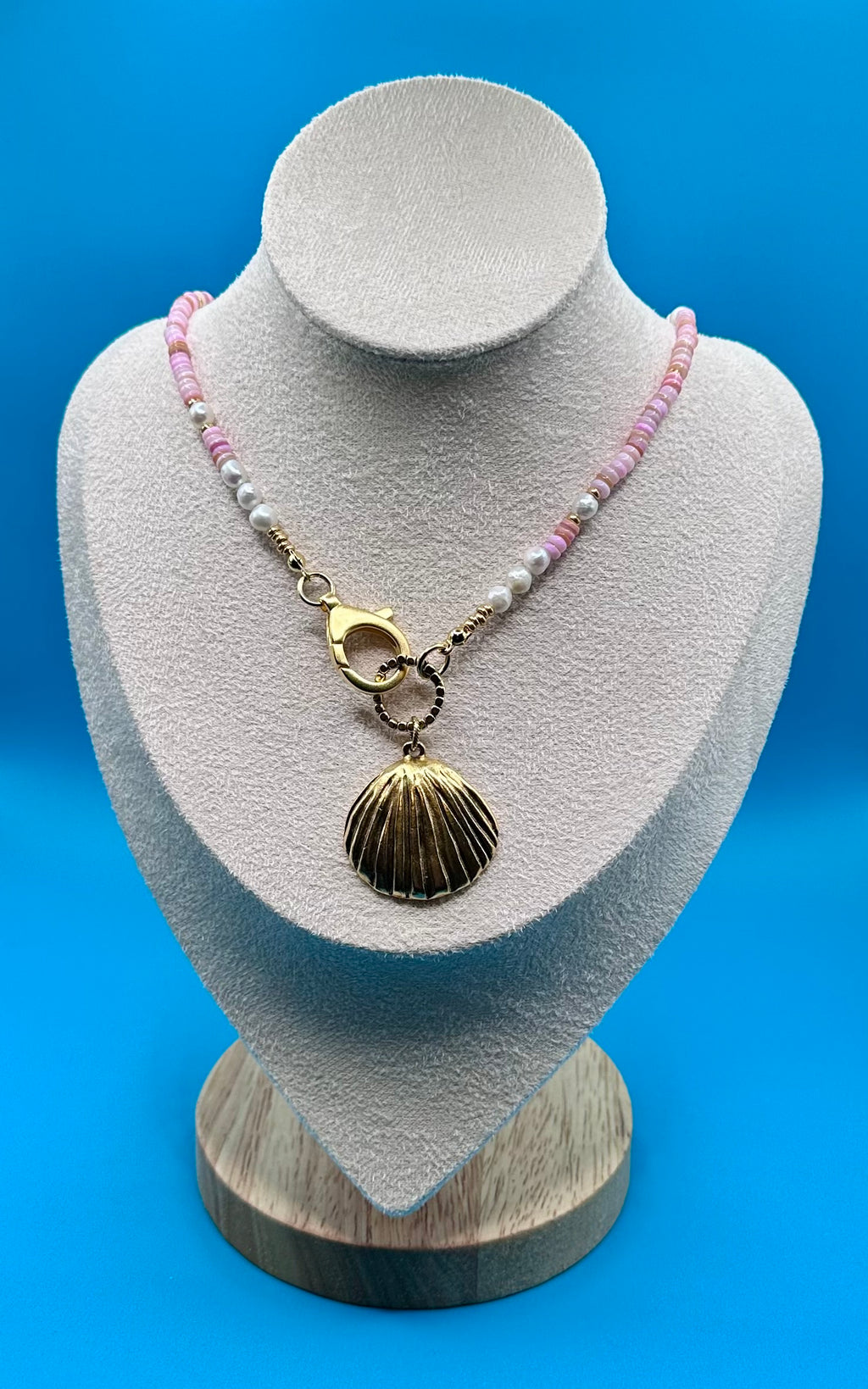 Blush Tide Shell Necklace