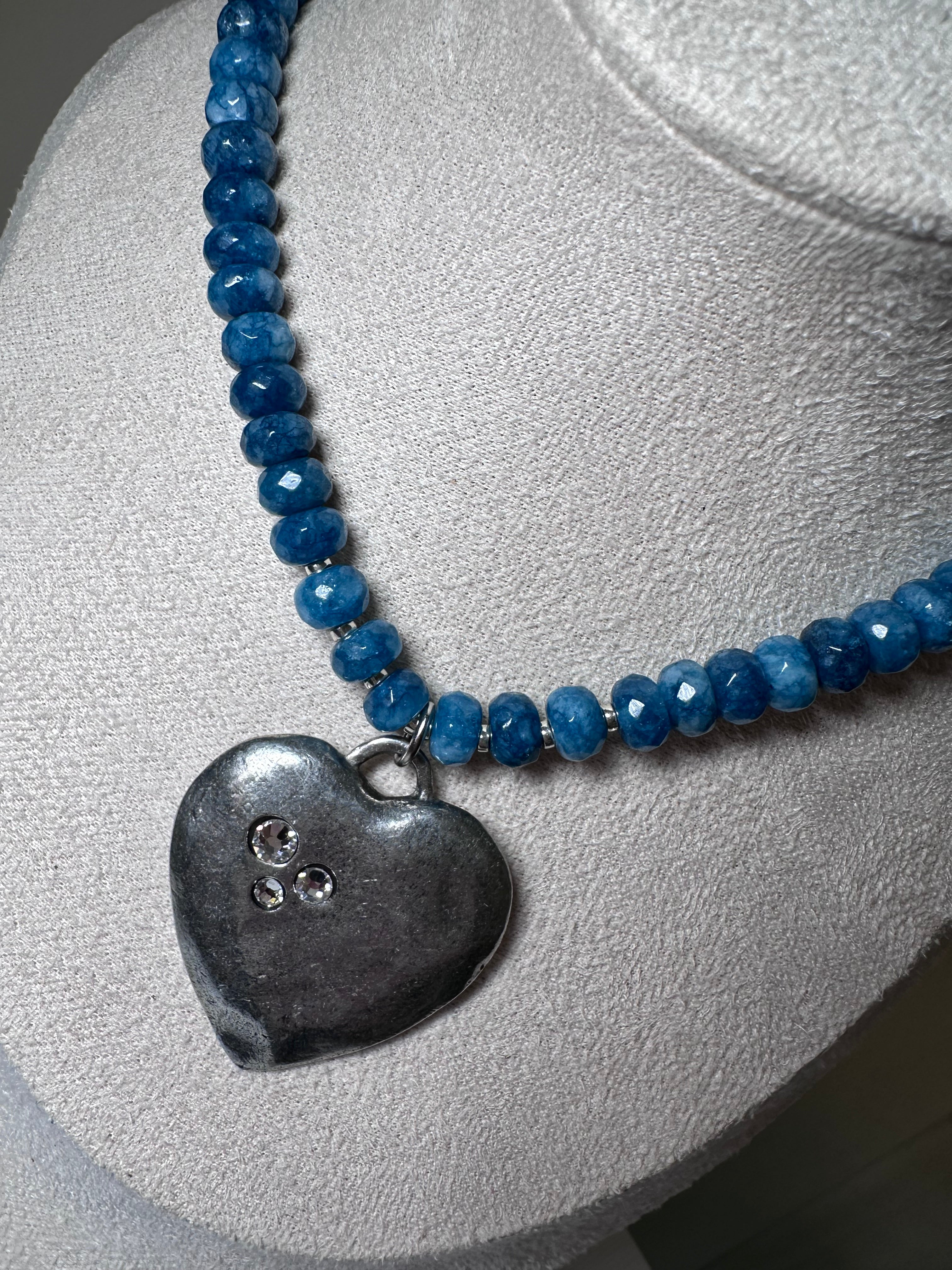 Midnight Heart Necklace