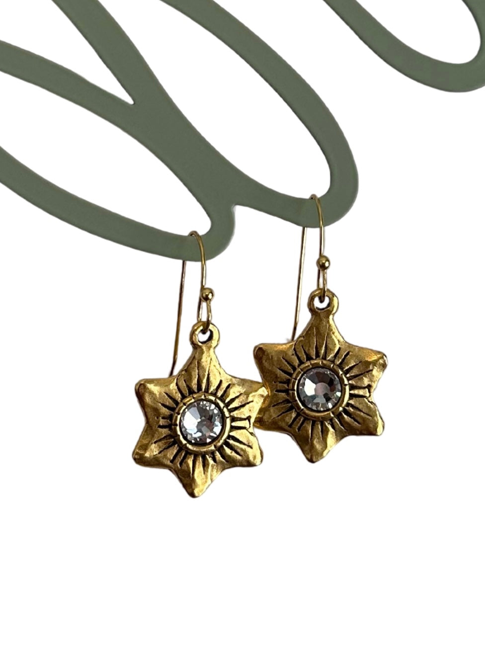 Sunburst Drop Earrings