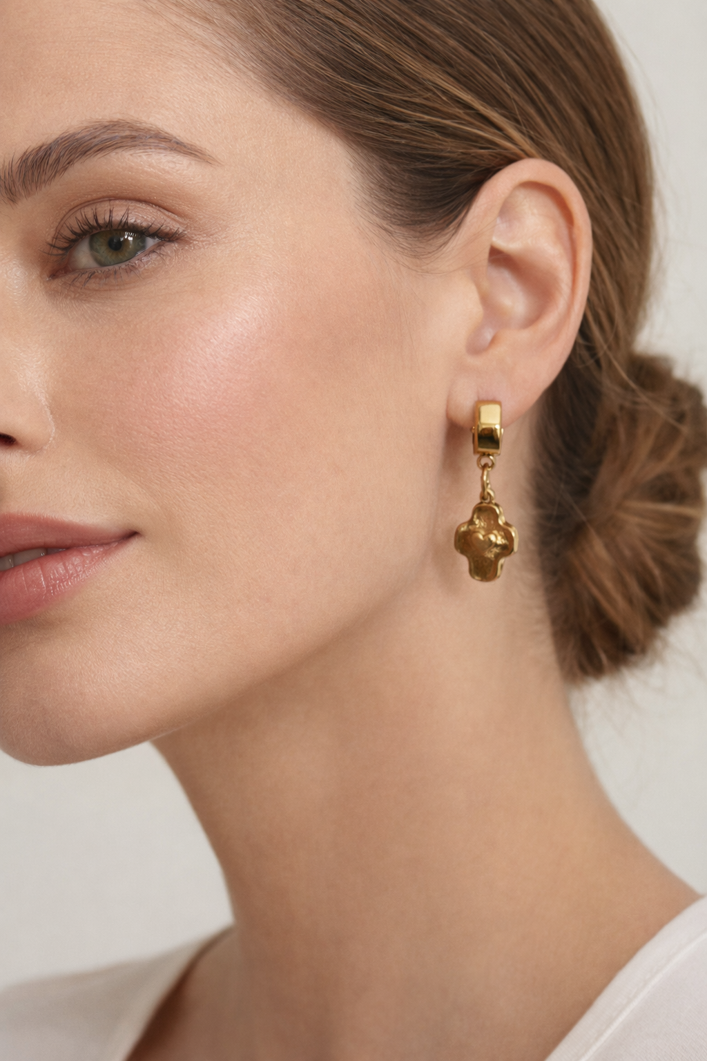 Heart & Halo Hoop Earrings
