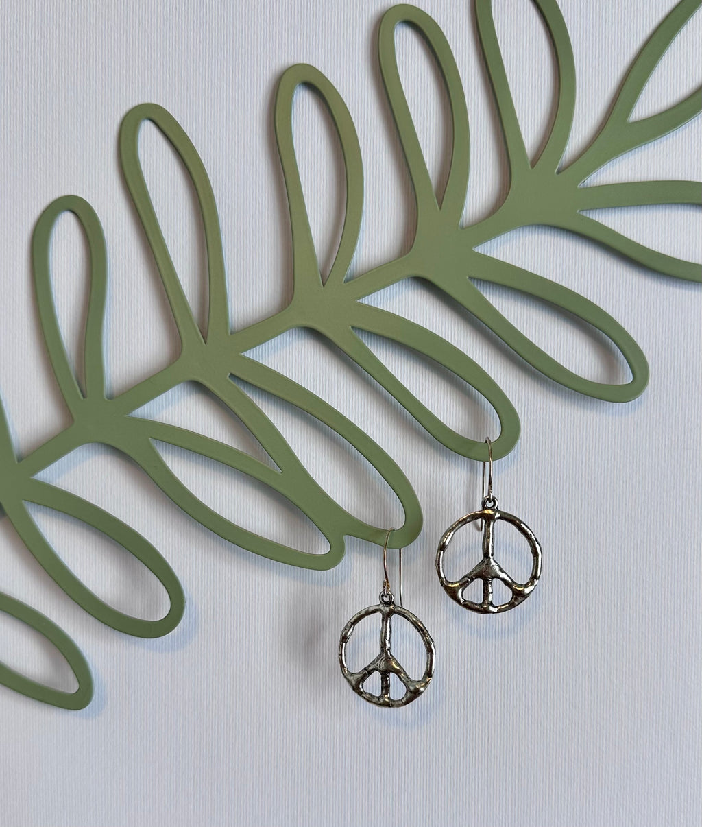 Peace Sign Earrings