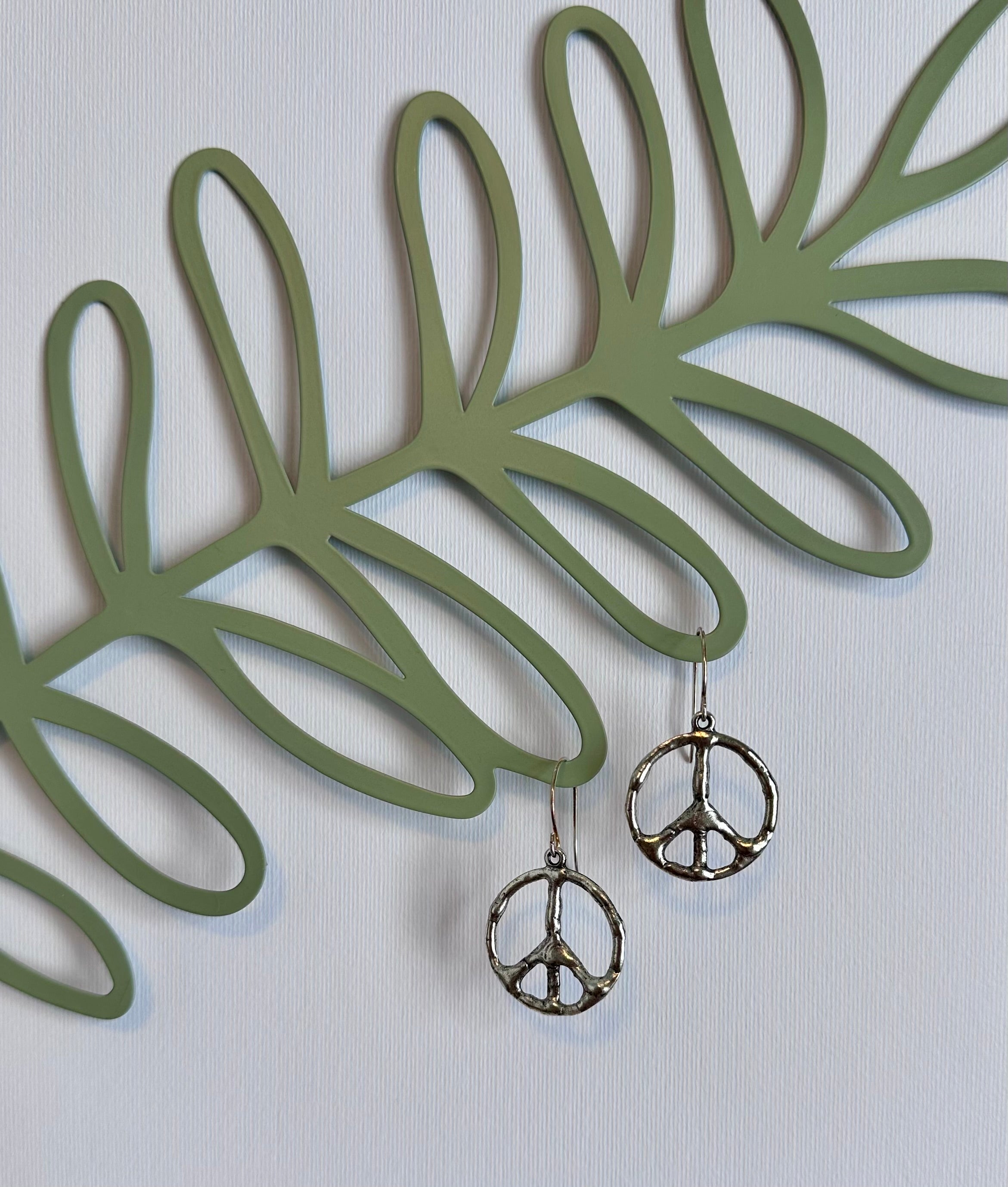 Peace Sign Earrings