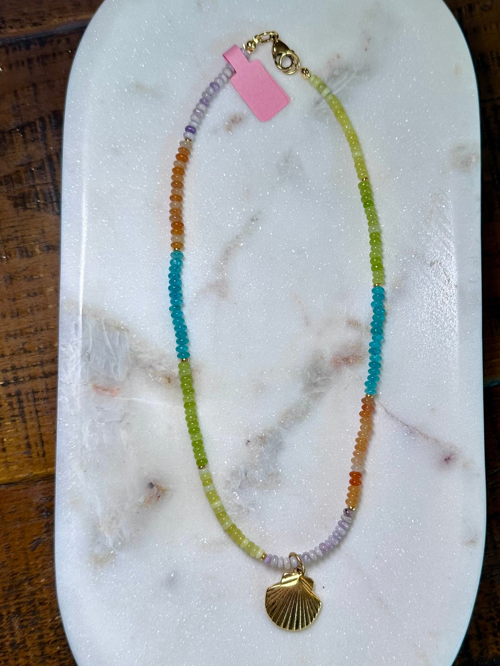 Sunkissed Shoreline Shell Necklace