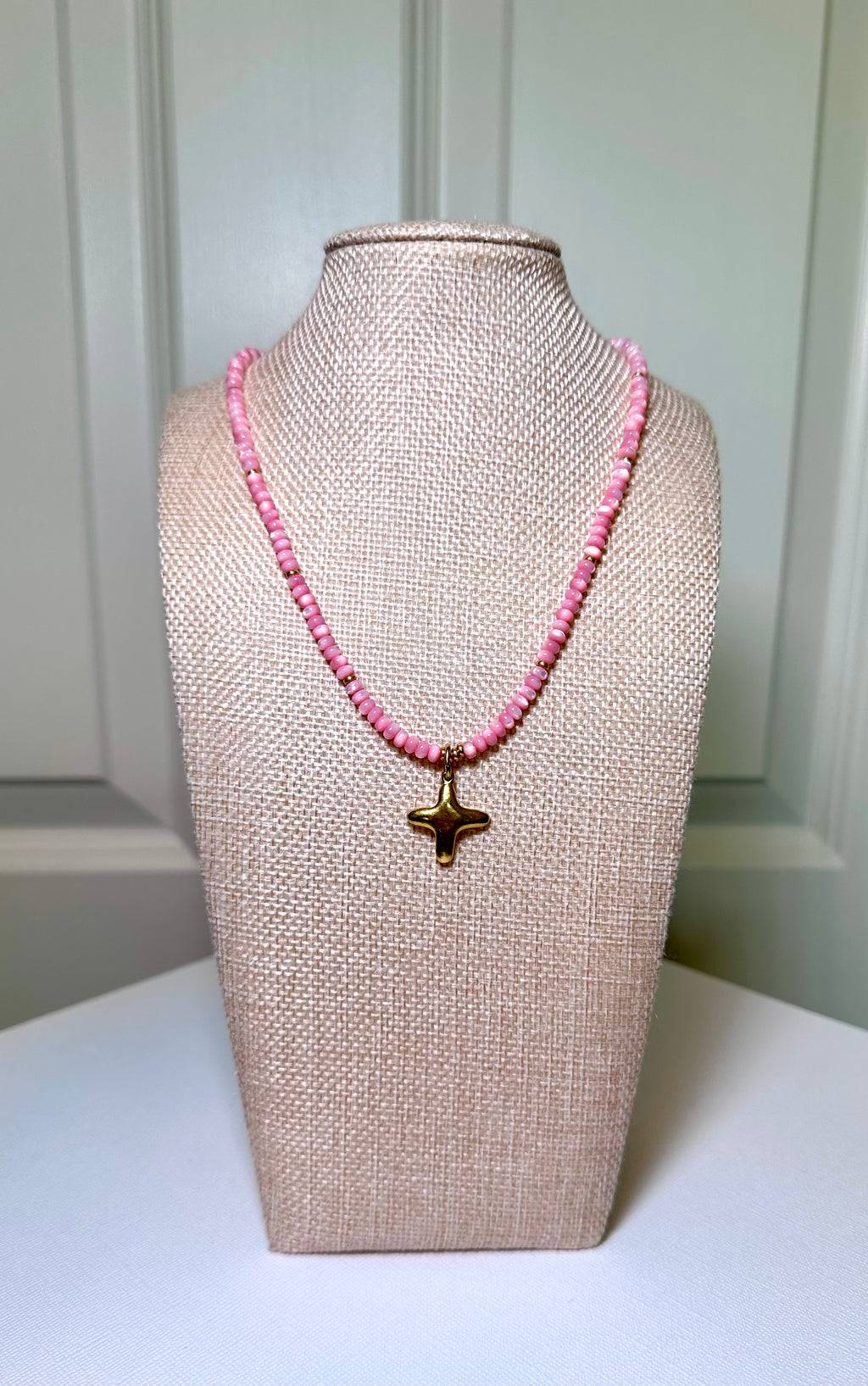 Petal of Faith Cross Necklace