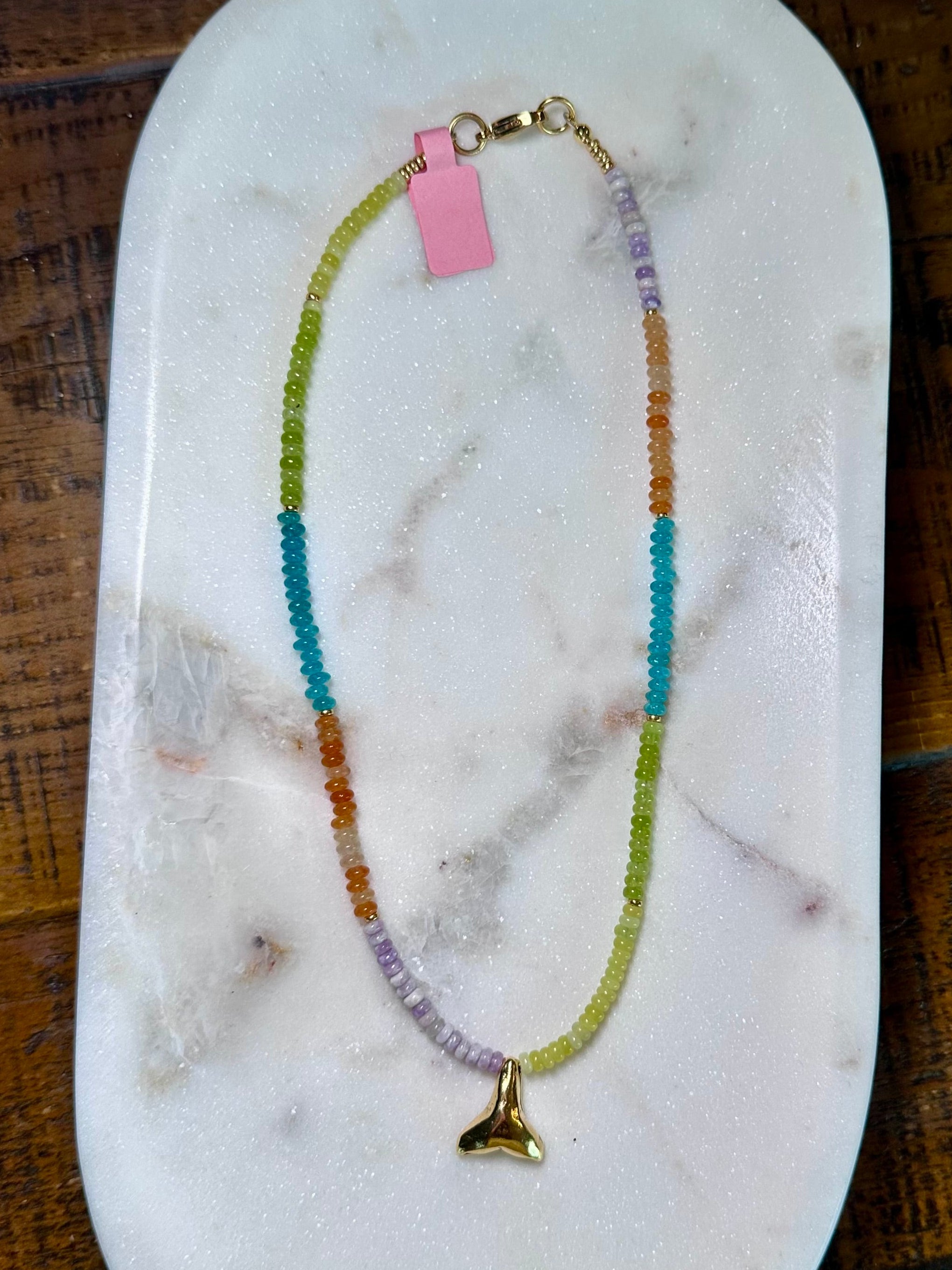 Sunset Reef Tail Necklace