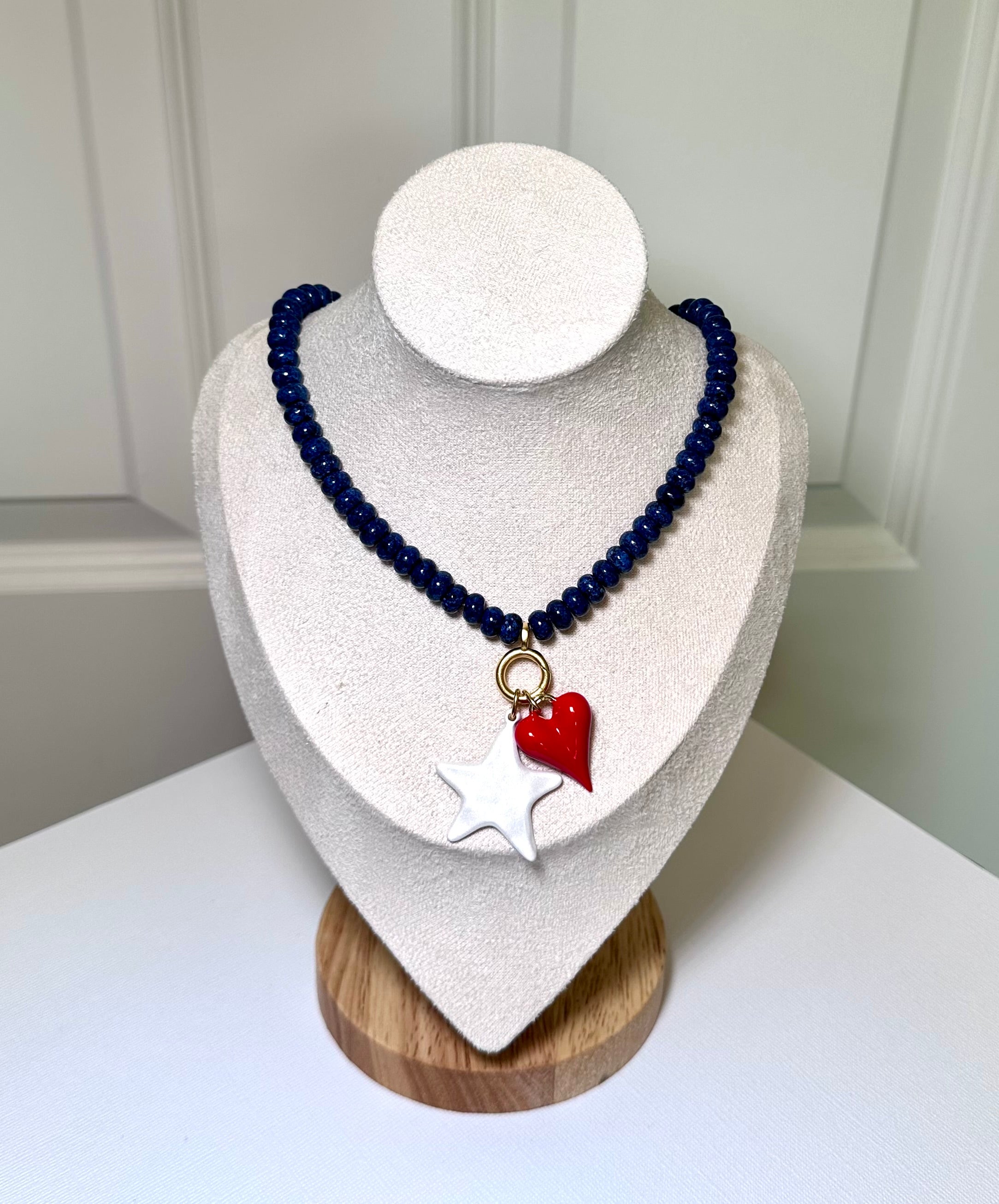 Stars & Stripes Sweetheart Necklace