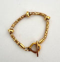 Golden Story Charm Bracelet
